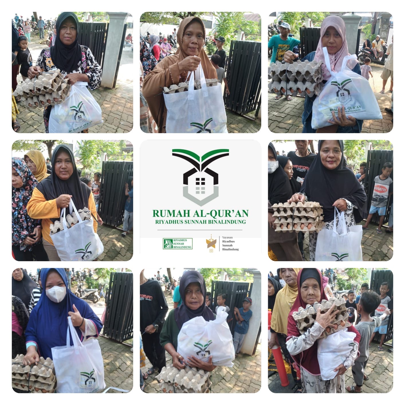 Dokumentasi Pembagian Sembako kepada Penerima Manfaat