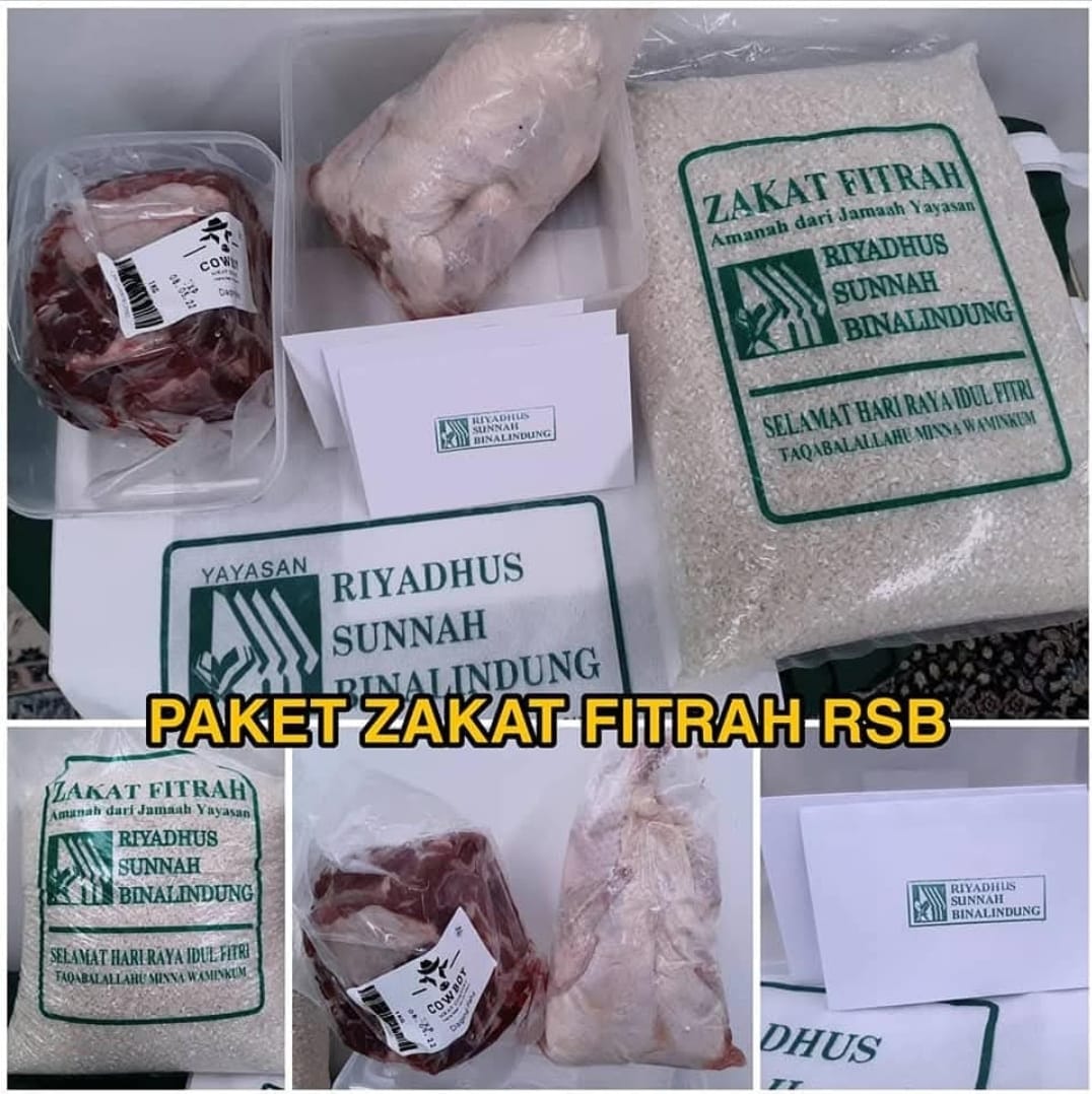 Paket sembako untuk disalurkan kepada para mustahiq.